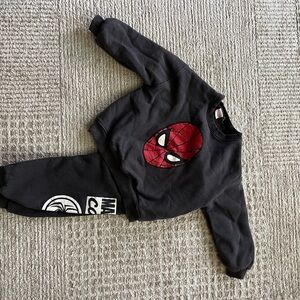 ZARA SPIDER MAN SWEAT SET